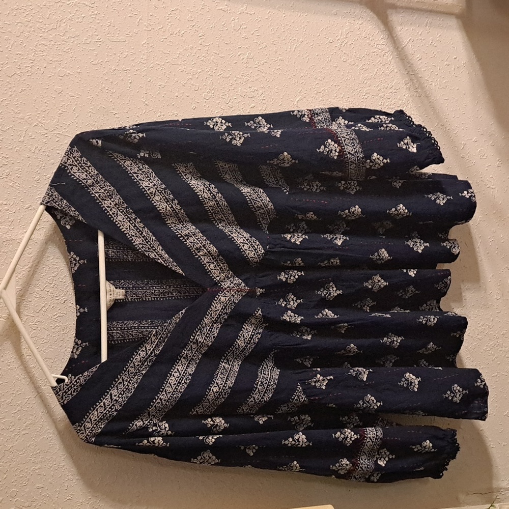 Lucky Brand Bohemian Shirt Sz L